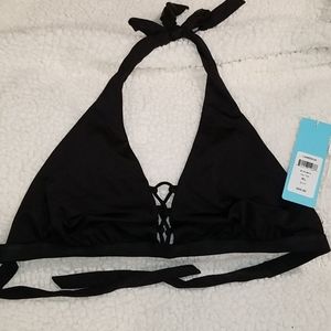 Brand New black Beach Bunny swimsuit Top